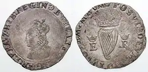 Irish groat of 1561. Coins were of course the main way the mass of her people received images of Elizabeth.