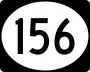 Highway 156 marker