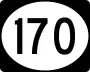 Highway 170 marker