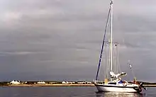 A sail boat at Elly Bay, Erris, County Mayo