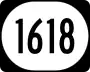 Kentucky Route 1618 marker