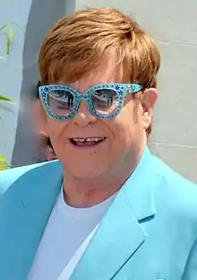 Elton John at the Cannes Film Festival, 2019.