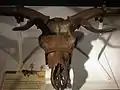 Megaloceros giganteus which was discovered hanging in an Irish hotel and then acquired by the museum