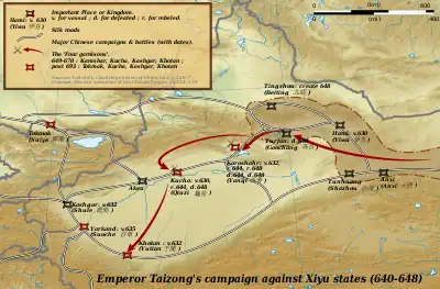 Emperor Taizong's campaign against the Western Regions (640–648)