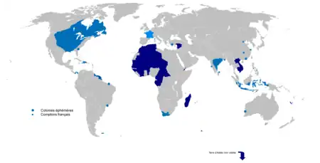 Flags were used to represent various territories and colonies across the Empire