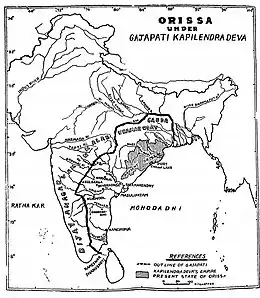 Odishan Empire of Gajapati Kapilendra Deva (1434 A.D - 1467 A.D)