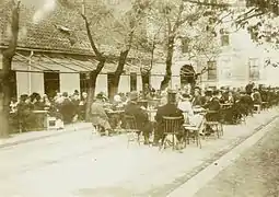 Engebret Cafè at the early 20th century