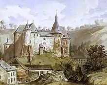 Michel Engels: Clervaux Castle (1886)