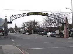 Entrance arch to Williams