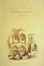 The ladder on the front page of the 1842–1849 The Holy Land, Syria, Idumea, Arabia, Egypt, and Nubia