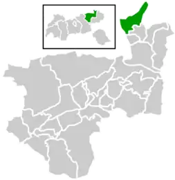 Location within Kufstein district