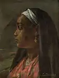 Nubian Girl (undated), Ervand Demerdjian, Egypt