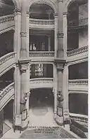 The grand staircase in the 1920s