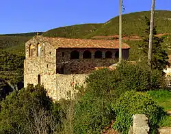 Mediona castle and church