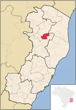 Location of São Gabriel da Palha