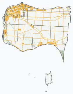 Kingsville is located in Essex County