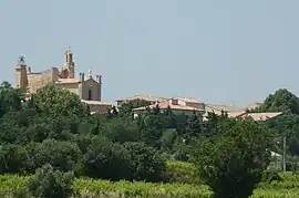 A general view of Estézargues