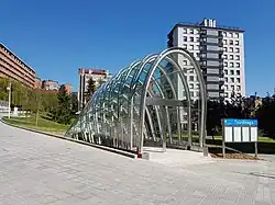 Fosterito, the station entrance