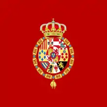 Royal Flag of Spain, from 1761 to 1833