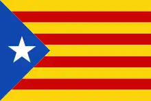 Catalan Independentist blue estelada