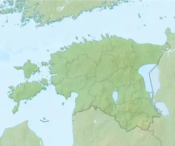 Map showing the location of Pilkuse Landscape Conservation Area