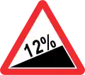 Steep ascent