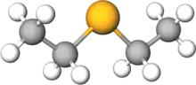 3D model of Diethyl selenide