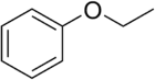 Skeletal formula of ethyl phenyl ether