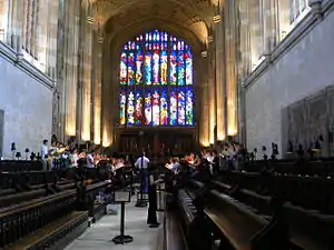 Eton College Chapel in Eton College, England