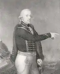 Black and white print shows Duke Eugene Frederick Henry of Württemberg.