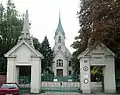 Protestant section with the cemetery church 'Heilandskirche'