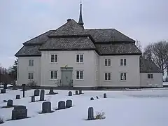 Evenes Church, wood, Danish "manor style" (1800)