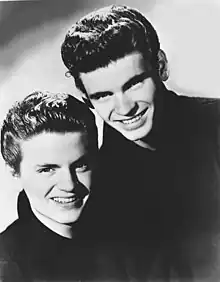 The Everly Brothers, Phil and Don, 1958