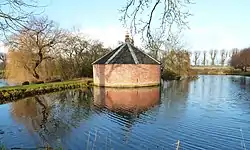 Defense tower of former Ewsum Castle