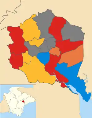 2003 results map