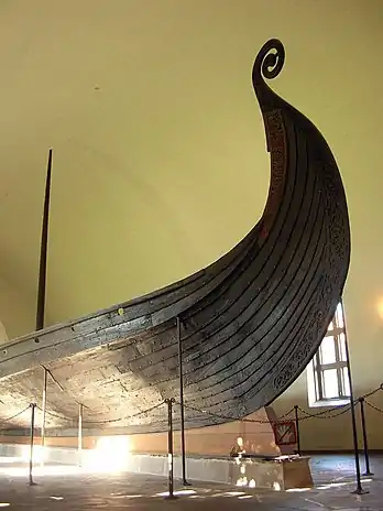 Oseberg Ship prow