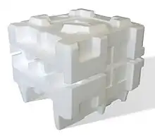 Polystyrene foam cushioning