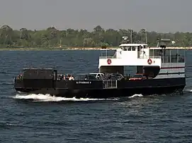 Eyrarbakki car ferry.