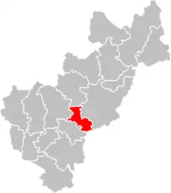 Location of the municipality in Querétaro