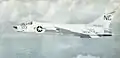 An F-8C of VF-91 from USS Ranger in 1962