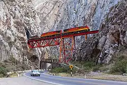 Infiernillo viaduct in Huarochirí