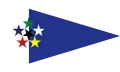 A proposal for a burgee by contributor Ivan Sache