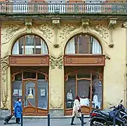 Art nouveau facade, Gambetta street (early 20th c.)