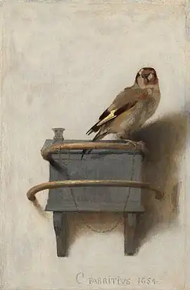 Carel FabritiusThe Goldfinch (1654)