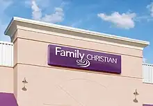 The exterior of a Family Christian religious goods store in the United States