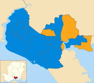 2004 results map