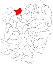 Location in Caraș-Severin County