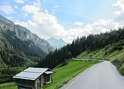 Safien Valley as seen from Safien