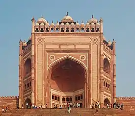 Fatehpur Sikri, near Agra, showing Buland Darwaza, the complex built by Akbar, the third Mughal emperor.