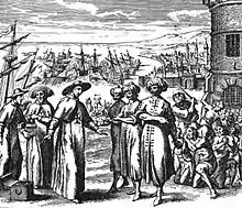 Image 86The work of the Mercedarians was in ransoming Christian slaves held in Muslim hands, Histoire de Barbarie et de ses Corsaires, 1637 (from Barbary pirates)